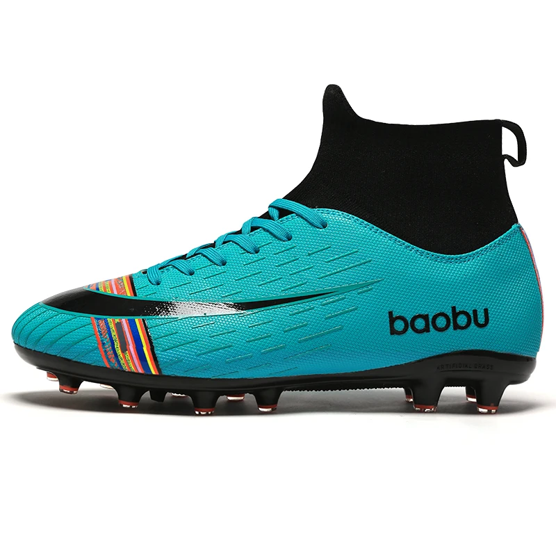 Горячая Распродажа Для мужчин s футбольные бутсы высокие ботильоны Обувь для