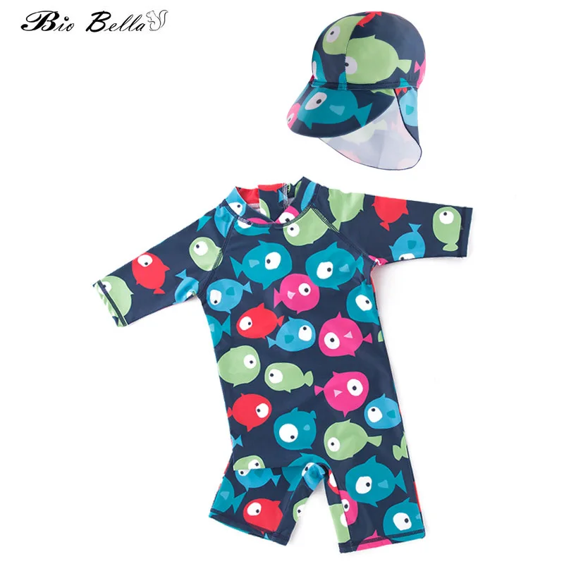 Детский купальник для мальчиков одежда серфинга купальный костюм маленьких с