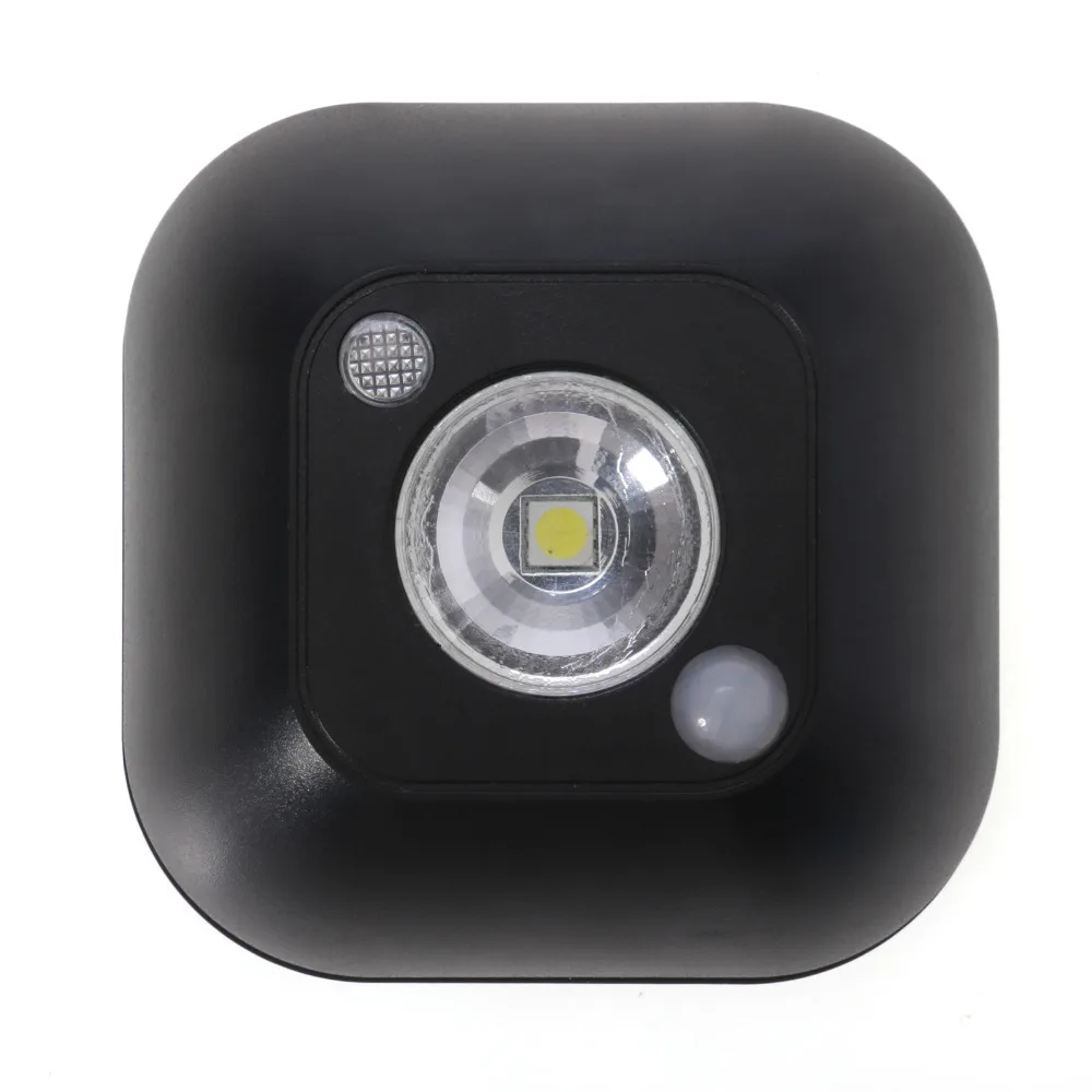 Mini LED Wireless Night Light Infrared Motion Activated Sensor Lights Battery Powered Wall Emergency Wardrobe Cabinet Lamp | Освещение