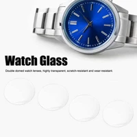 4pcs double domed watch glass 1 2mm thick sapphire crystal glass lens replacement 32mm 33 5mm ampermeter