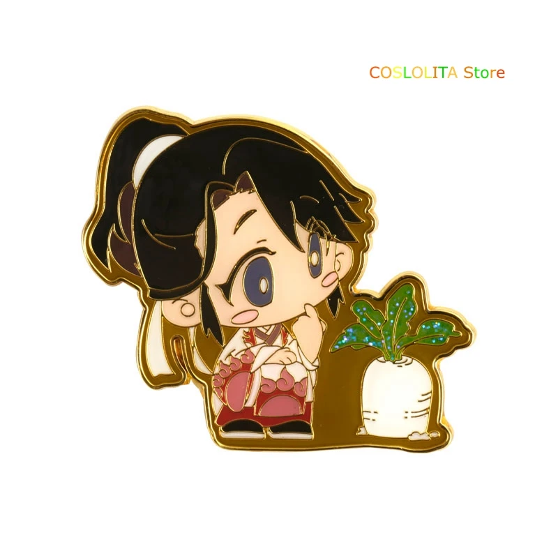 

Anime Anime Grandmaster of Demonic Cultivation Wangji Badge Button Brooch Pins medal Collection Badge Decor Xmas Gifts Cosplay