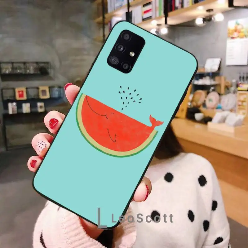 

Summer Fruit Watermelon Phone Case For Samsung galaxy S 7 8 9 10 20 edge A 6 10 20 30 50 51 70 note 10 plus