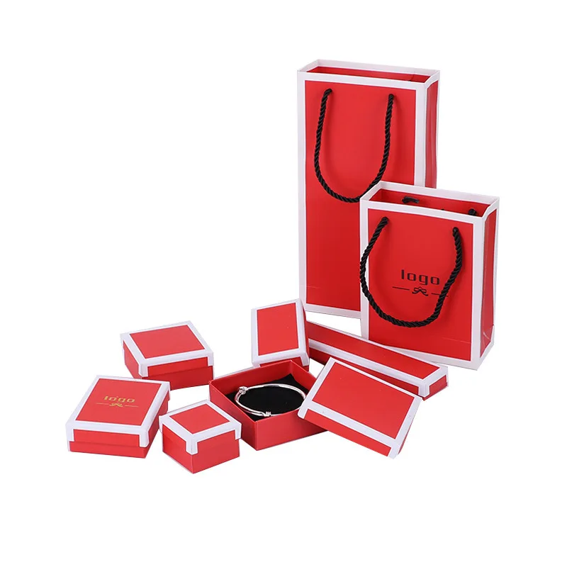 Бумажные подарочные упаковочные коробки в простом стиле с кольцом из губки для