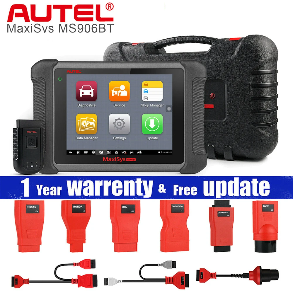 Диагностический инструмент Autel Maxisys MS906BT PRO для кодирования ECU супер планшетный