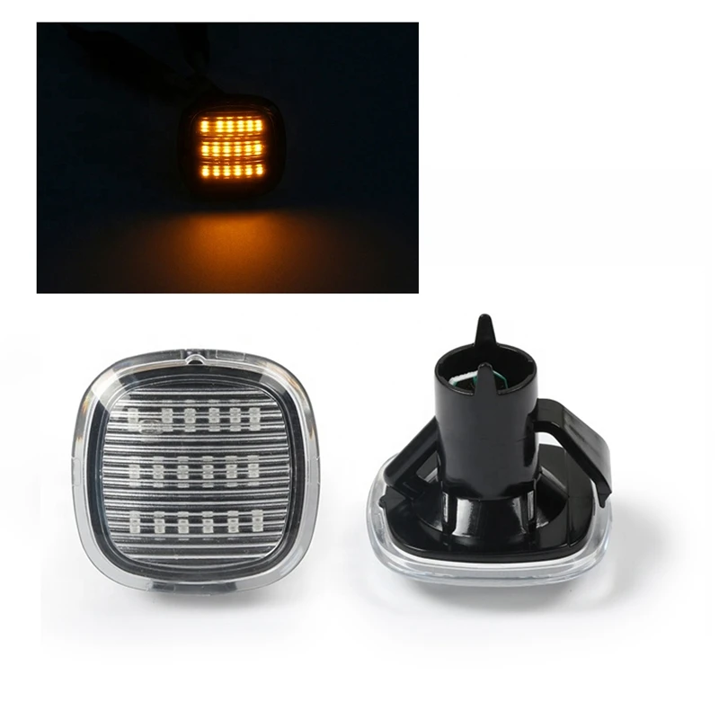 2 шт. светодиодный автомобильный боковой повторитель индикатор светильник