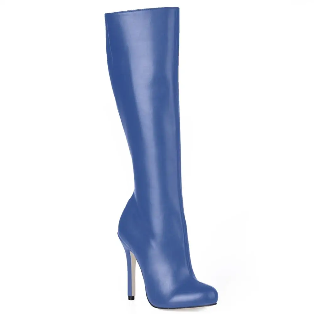 Пикантные модные сапоги до колена на шпильке Bottes Genoux Femmes Rodilla Botas Mujer Stivali ginovo Donna