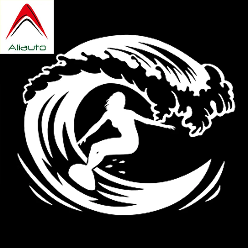 

Aliauto Fashion Car Sticker Surfboard Extreme Sports Waterproof Reflective Decal Auto Accessories Vinyl,14cm*12cm