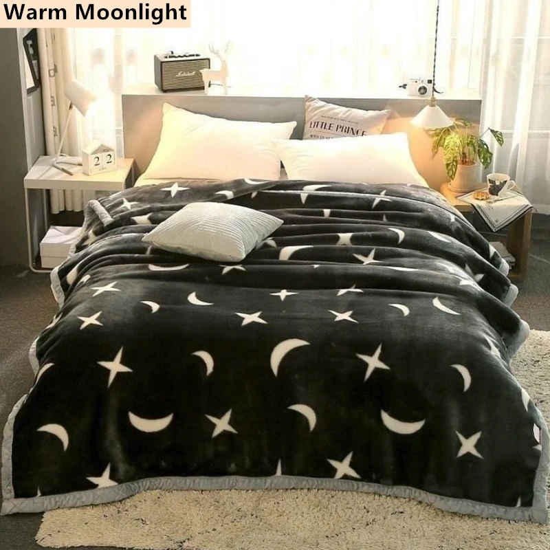 Коралловое Флисовое одеяло с изображением совы на изогнутой Луне покрывало для
