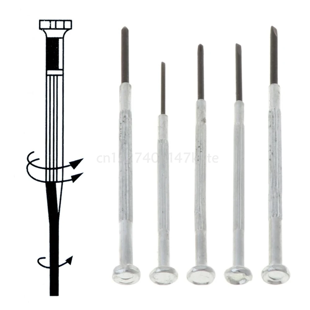 5 шт./компл. прецизионные отвертки микро Ювелиры мини часовые инструменты новые