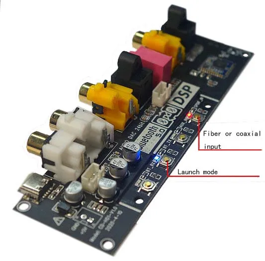 Bluetooth 5 0 аудио DAC ADC 24 битный преобразователь приема сигнала DSP цифровая обработка