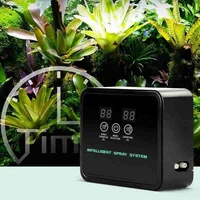 1pc intelligent reptile fogger terrariums humidifier electronic timer automatic mist rainforest spray system kit garden supplies