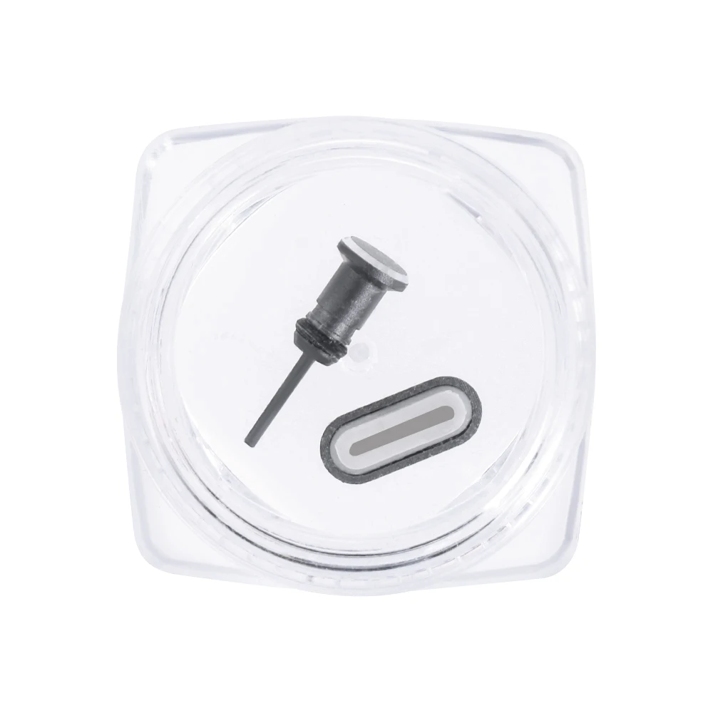 2pcs/set New Coming Anti-Dust 3.5mm Earphone Jack Dust Plug Metal Type C Charging Port For Samsung S10 Dustproof |