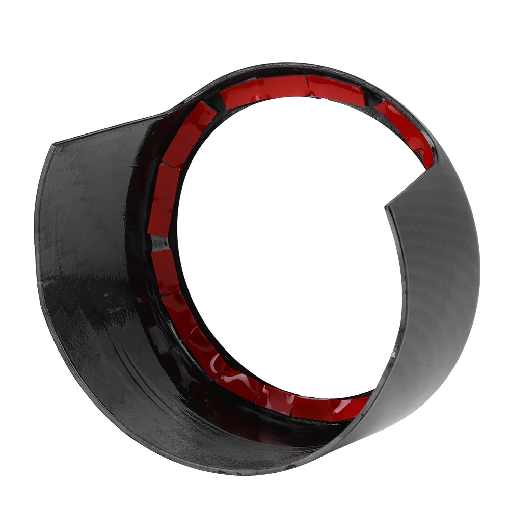 Новая декоративная Передняя решетка из углеродного волокна с логотипом кольцо