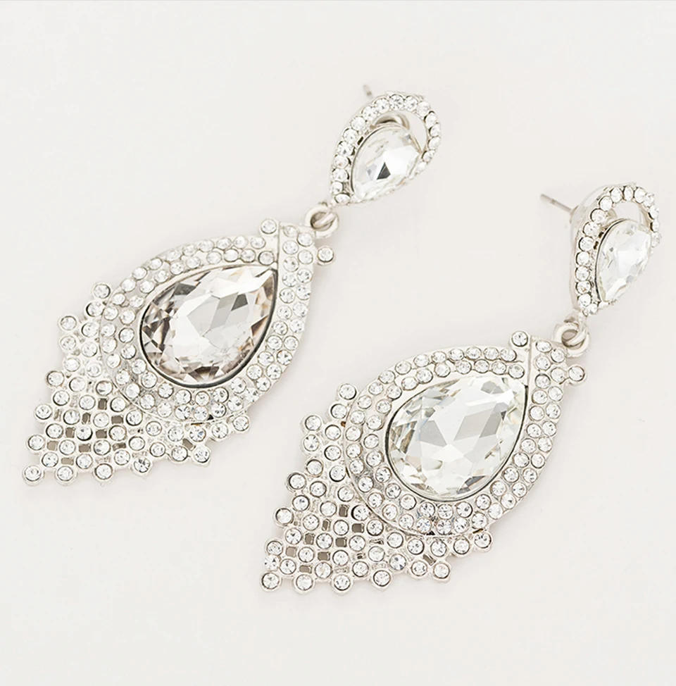 YFJEWE Hot Fashion Horse Eye Earrings Jewelry Latest Design Austrian Crystal Earrings Female Wedding Christmas Gifts E487