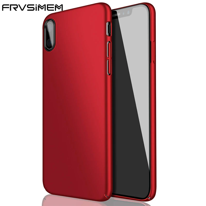 Чехол для iPhone 11 Pro Max XR XS MAX X R S тонкий матовый жесткий чехол из ПК 7 8 6 6S PLUS мобильный