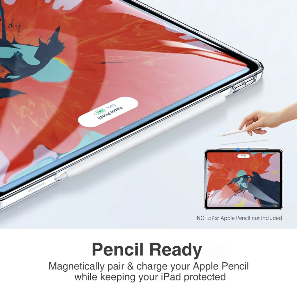 Прозрачный силиконовый Ультратонкий чехол RAINBOWM Mini 6 2021 для iPad Air 4 оболочка