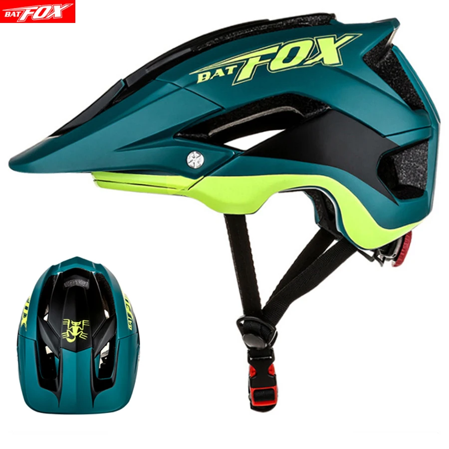 Горный велосипедный шлем BATFOX для мужчин Сверхлегкий с очень большими полями
