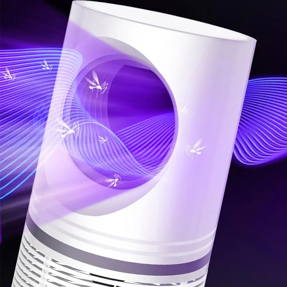 

LED UV Mosquito Trap Ultra-quiet Mosquito Killer Repellent USB Flying Pests Repeller Lamp Traps