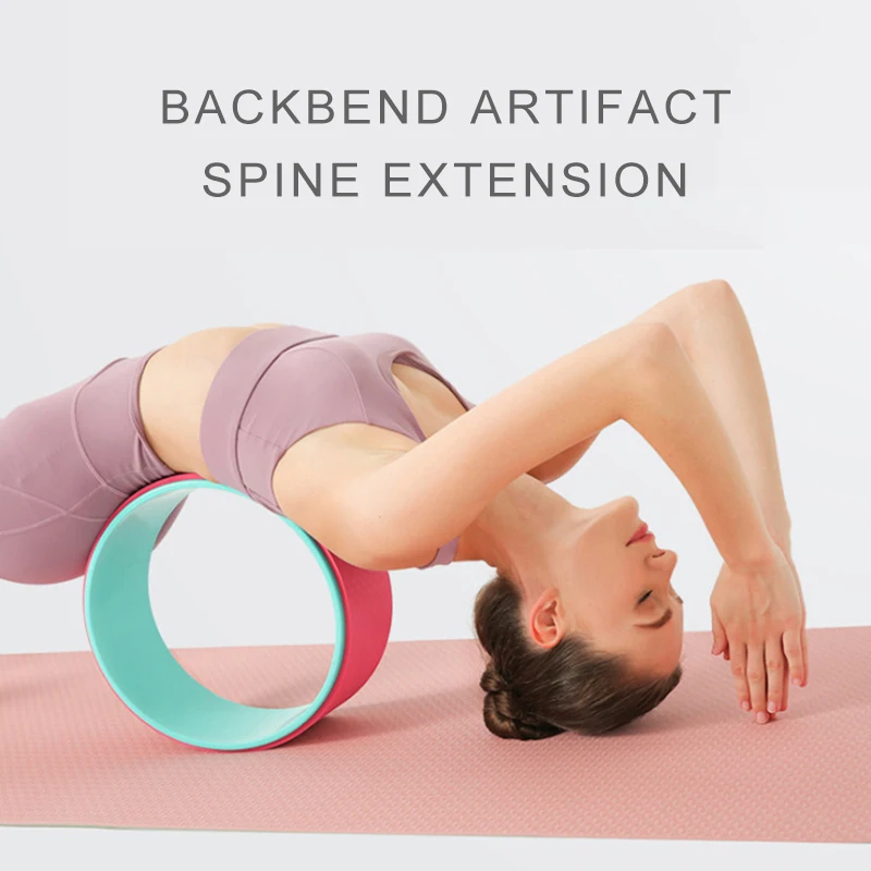 

Yoga Wheels Back Wheel Circle For Back Pain TPE Non-Slip Spine Roller Flexibility Back Training Yoga Fitness Sport Accessory