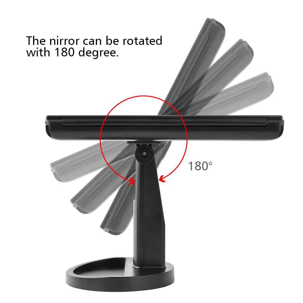 Увеличительное зеркало для макияжа со светодиодный Ной подсветкой 1X/2X/3X/10X