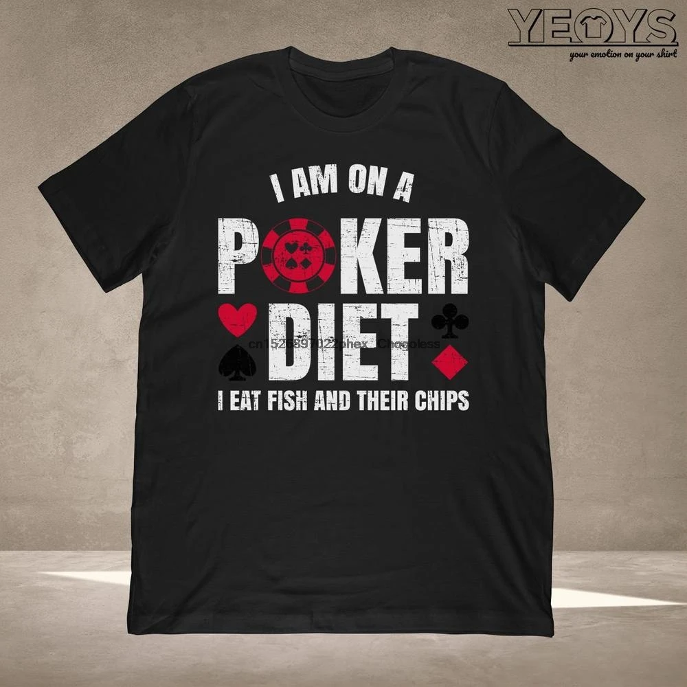 Футболка &quotпокер&quot Graphic Tee покерный плеер s для покера вечеринки турнира рука Я