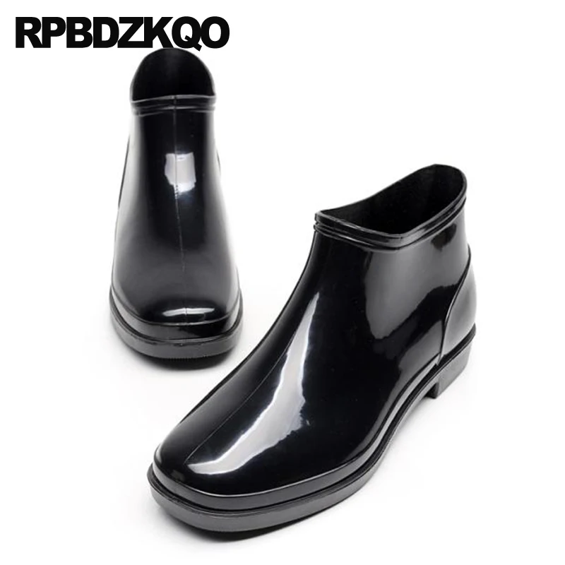 обувь резиновые сапоги дешево водонепроницаемый 2018 осень галоши мужская Плюс