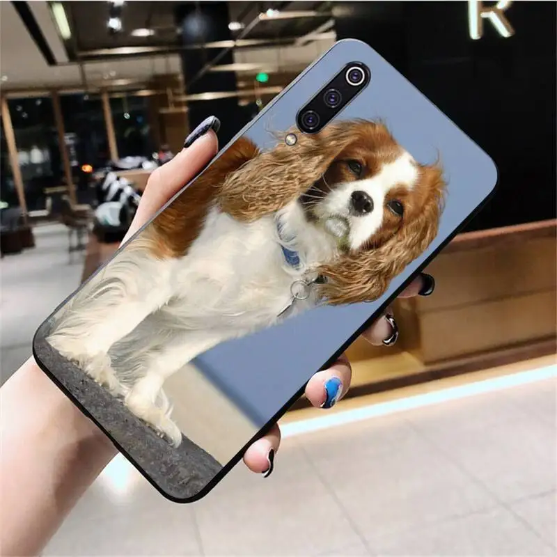 Чехол кавалер Кинг чарльз спаниель черный мягкий чехол для телефона Huawei Honor 30 20 10 9