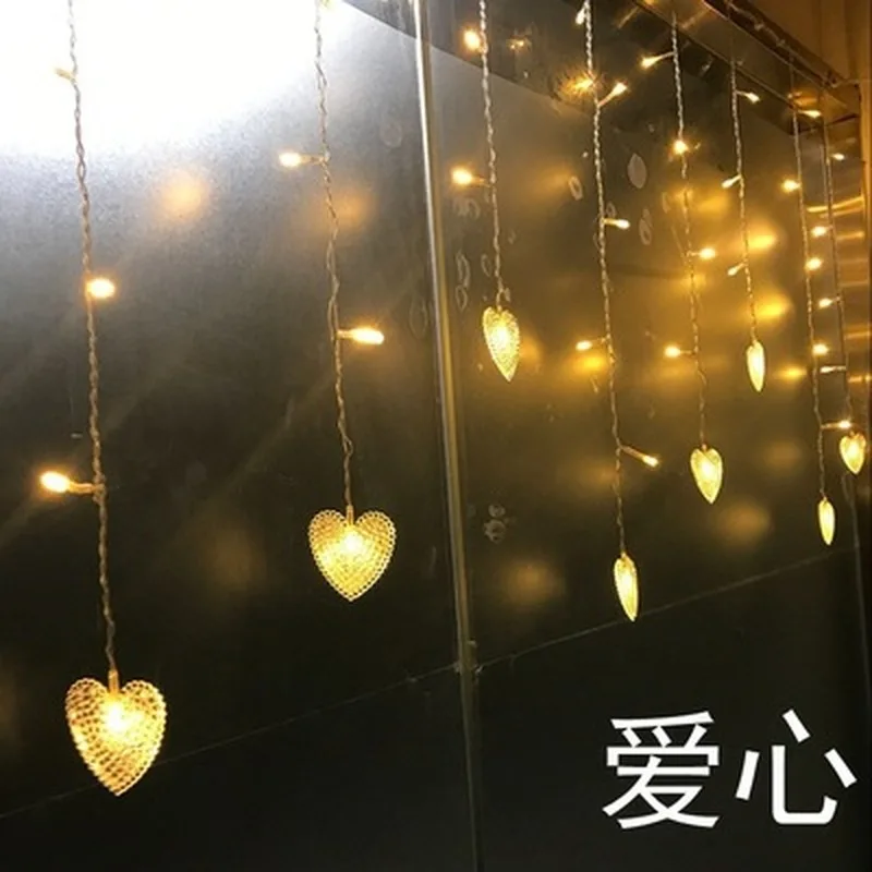 Гирлянда Новогодняя гирлянда Рождественские огни со снежинками рождественские