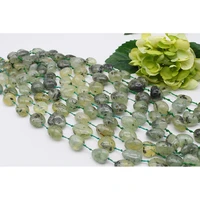 18 22x18 23mm natural green prehnite irregular oval genuine stone for diy necklace bracelet jewelry make 15 free delivery