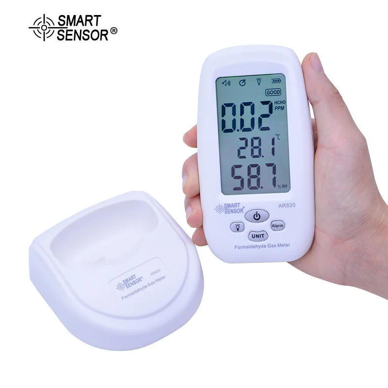 Умный датчик AR820 детектор формальдегида 5 Ppm для измерения загрязнения воздуха в