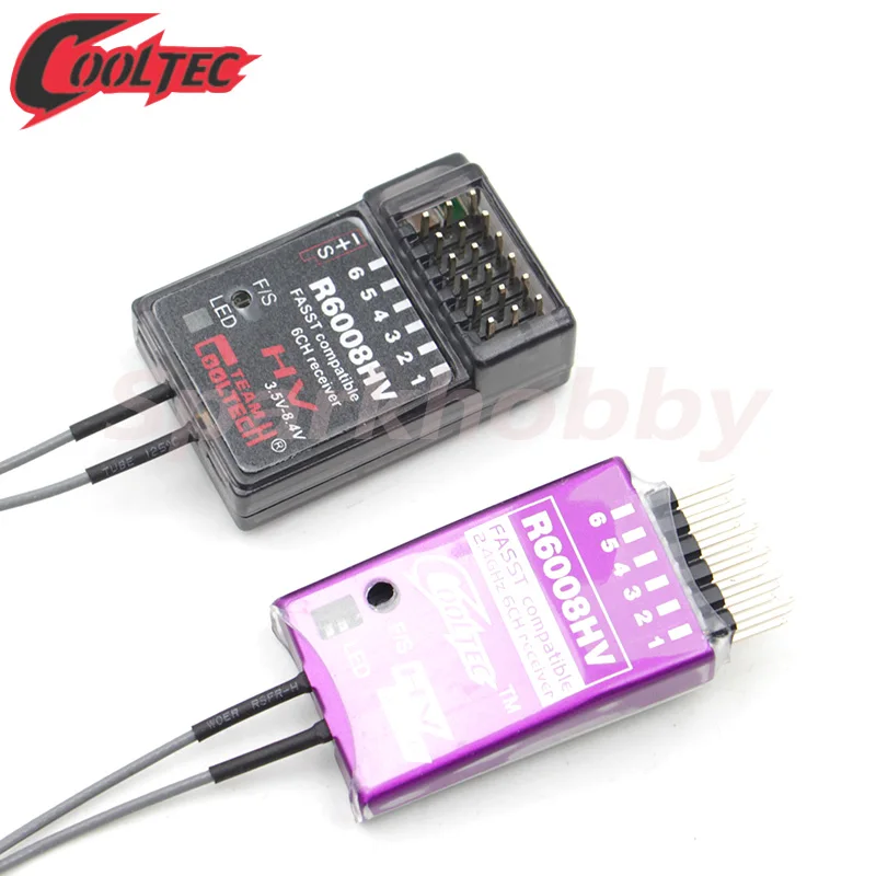

Cooltechnology R6008HV 6ch FASST compatible Receiver for Futaba 14SG 16SG 16SZ 18SZ 18MZ WC Air Systems Multi Mode corona R8fa