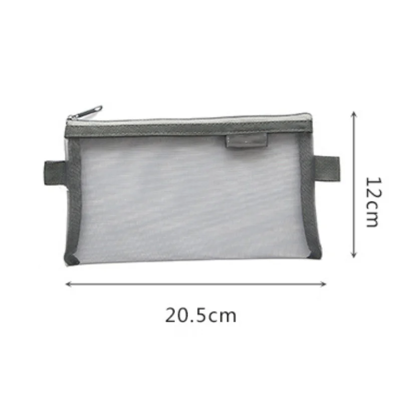 Пенал для карандашей нейлоновый сетчатый прозрачный большой емкости | Дом и сад