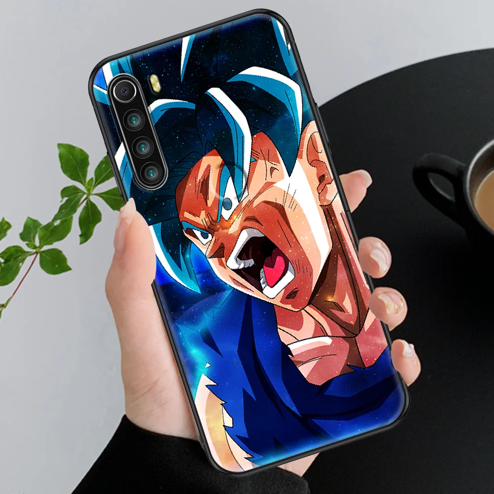 

Anime Dragons Balles Phone case For Xiaomi Redmi Note 7 7A 8 8T 9 9A 9S 10 K30 Pro Ultra black painting funda trend bumper 3D