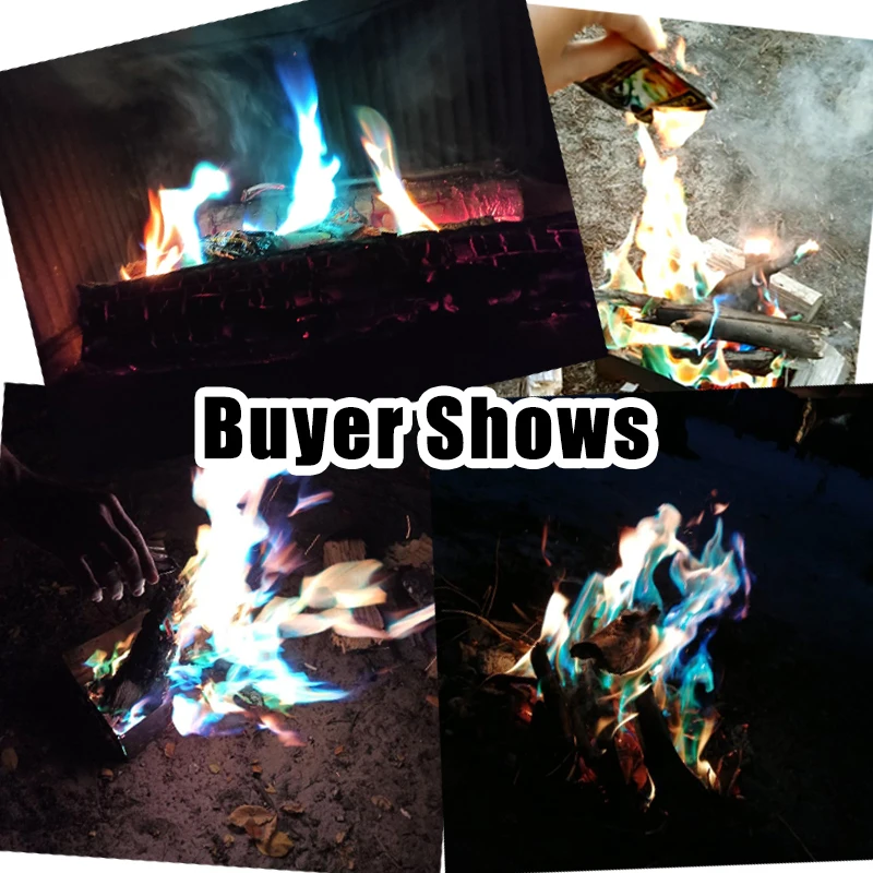 600g Мистический Огонь цветные Magic пламени для костра Костер вечерние камин пламя