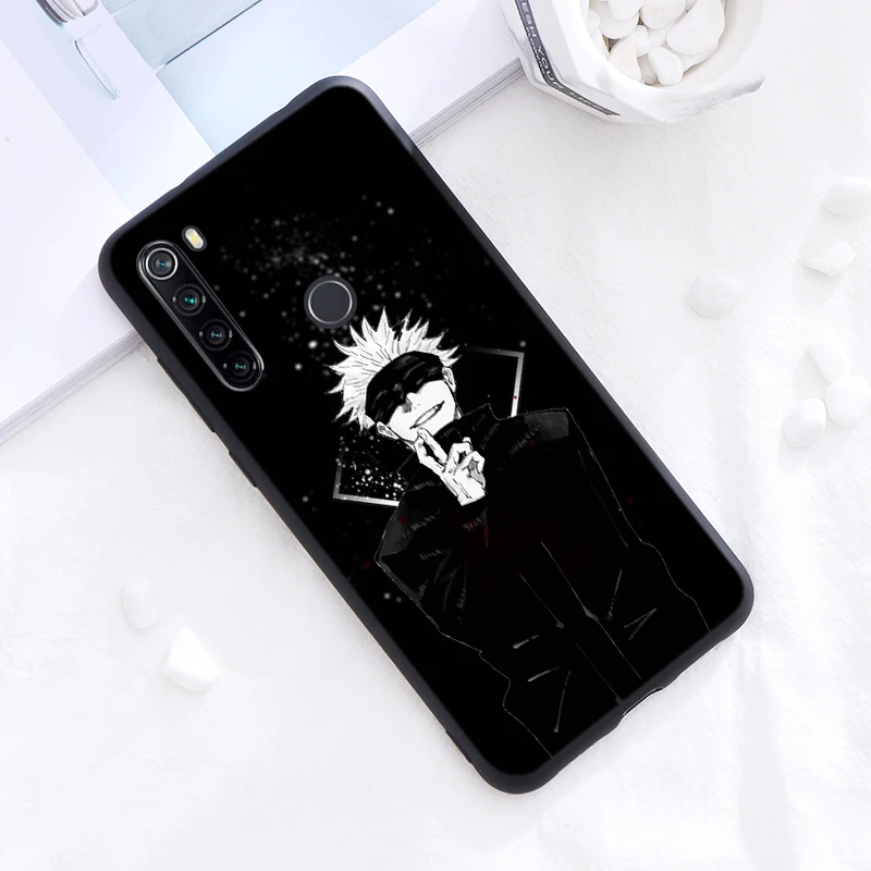 silicone cover hot anime boys for xiaomi redmi note 11 11t 10t 10 10s 9 9s 9t 8t 8 7 6 pro black phone case free global shipping