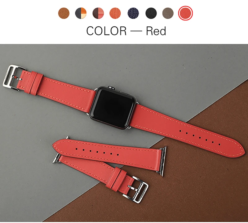 Kebitt, натуральная кожа, для мужчин и женщин, ремешок для apple watch, серия 5, 4, 3, 2, 1, iwatch, ремешок, 38, 40 мм, 42, 44 мм, ремень, одиночный тур, полосы