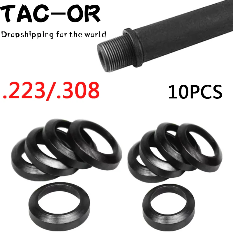 

Тактическая Винтовочная Омыватель со стальным стандартным тормозом 1/4 "x28 1/4" x24 для охоты AR15 M16 M4, аксессуары для винтовки, 10 шт.