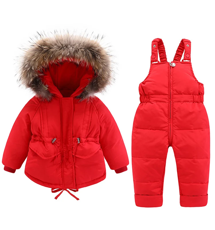 Теплая пуховая парка для девочек куртка пуховик на утином пуху с капюшоном и