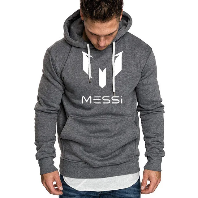 

Hoodie Men Messi 10 Print Sportwear Men Hoodies Sweatshirts Casual Coat Slim Fit Hoody Fleece Harajuku Hooded tracksuit