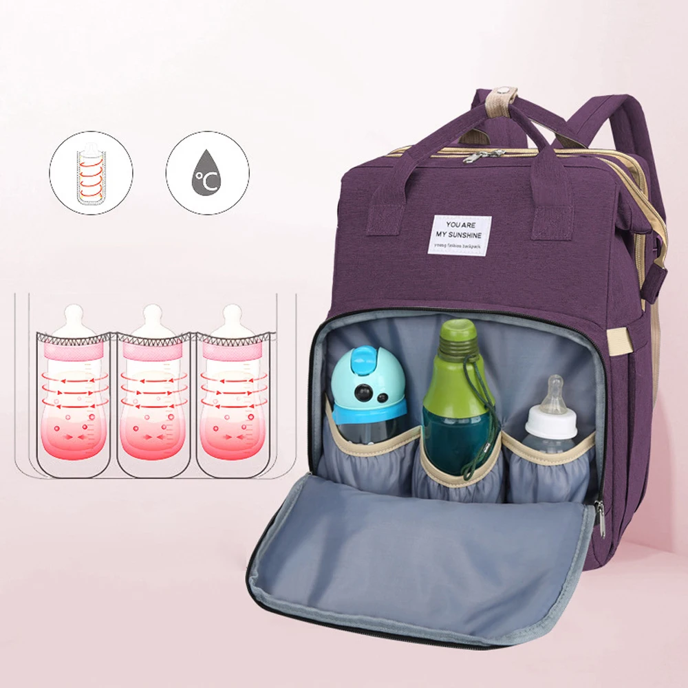 Расширенная трансформируемая Детская сумка для подгузников рюкзак кровати