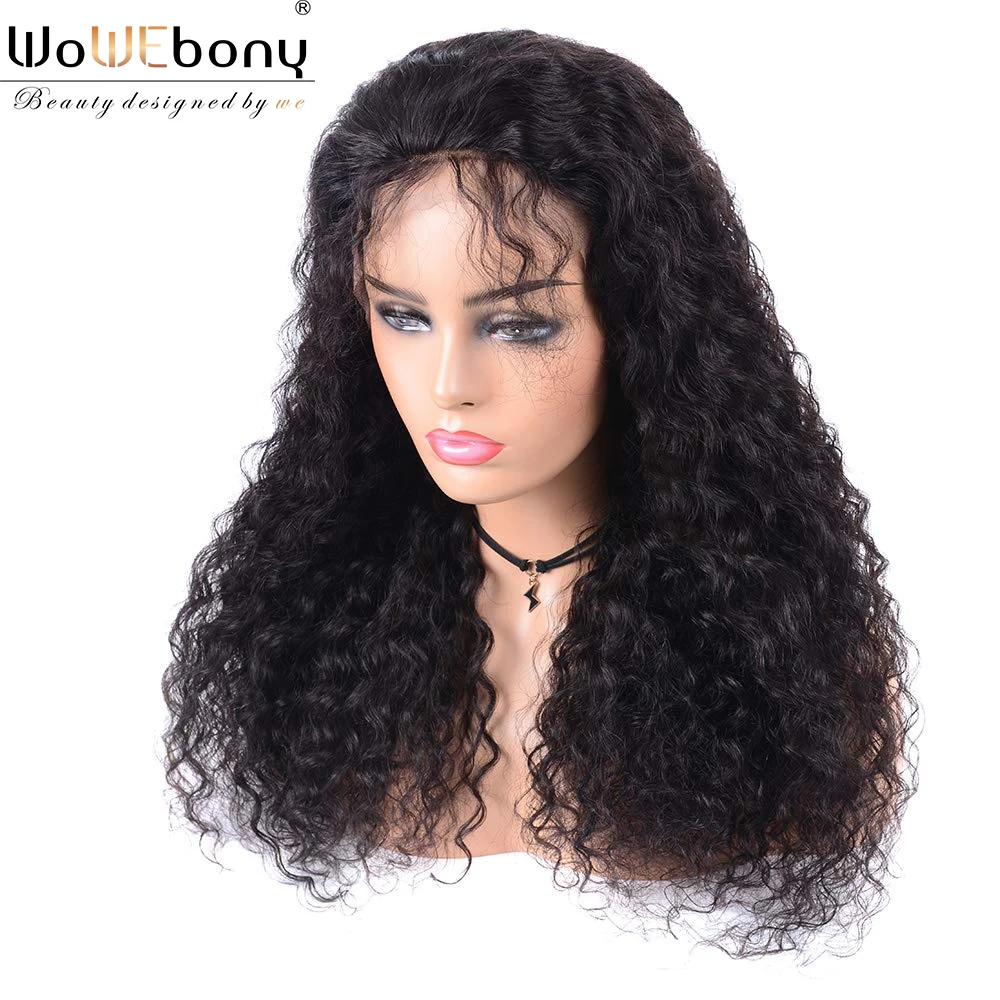 Кудрявые человеческие волосы парик 360 синтетический фронтальный человеческих