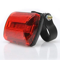 7 modes bicycle taillight 5 leds bike rear light night safety warning lamp waterproof mtb cycling back light use 2aaa battery