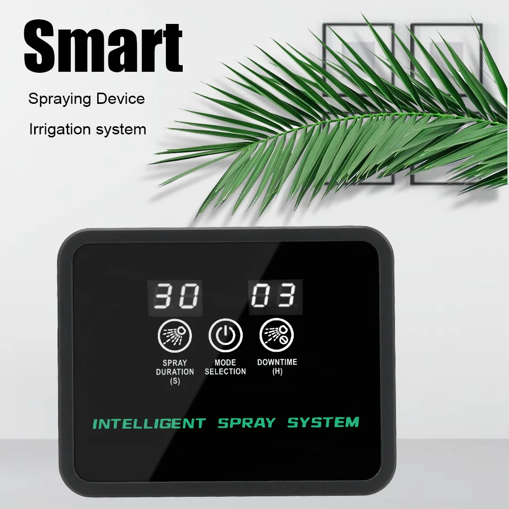 

Electronic Timer Intelligent Automatic Watering System For Garden Aquarium Touch Screen Spray Irrigation System Kit
