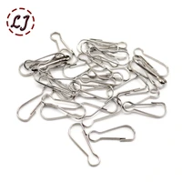 100pcslot silver metal buckle snap hook bag hanger lobster clasp diy sewing handmade key chain button