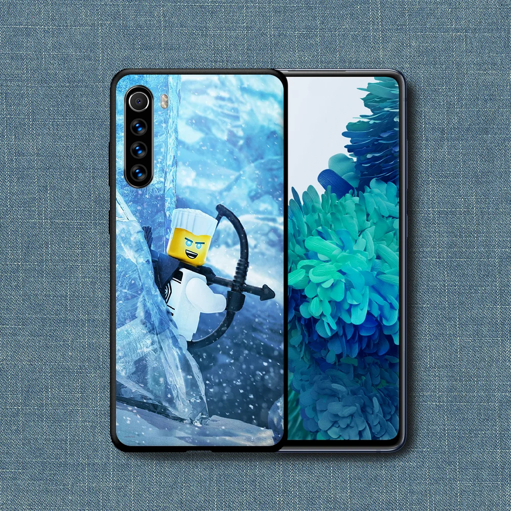 

Legos Ninjago Phone Case For Xiaomi Redmi Note 7 8 8T 9 9S 4X 7 7A 9A K30 Pro Ultra black Cell 3D Etui Trend Cover Silicone
