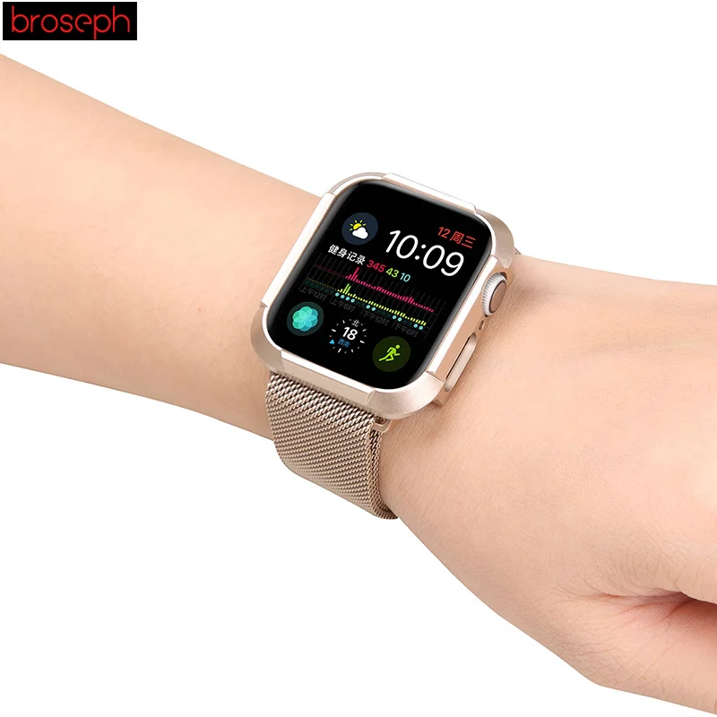 Защитная рамка корпуса для iWatch 4 44 мм 40 мм ПК Чехлы для часов для Apple watch Series 4 Обложка Аксессуары для часов