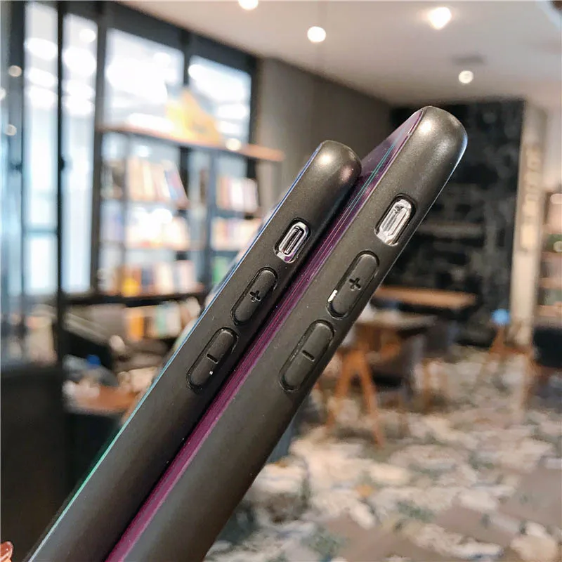 Стеклянный чехол для iPhone 11 Pro X XS Max 6 7 6S 8 Plus XR | Мобильные телефоны и аксессуары