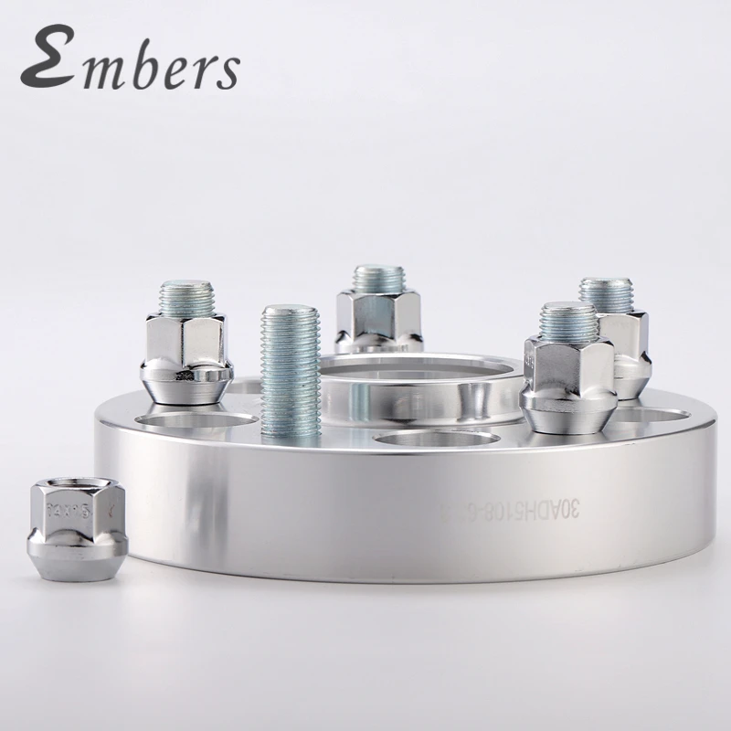 2 Pieces(1 Pair) PCD 5x114.3 CB 66.1mm Wheel Spacer Adapter For Infiniti QX50 QX60 QX70 Q50 Q60 Q70 EX FX Forged Aluminum Alloy |