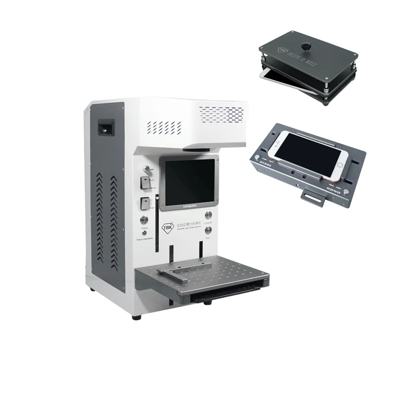 

LY TBK 958A Automatic LCD back glass Laser separate Machine Built-in computer 6w for iphone for DIY Engraving and LOGO marking
