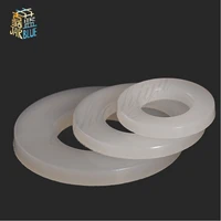 200pcs 500pcs din125 iso7089 m2 m2 5 m3 m4 m5 m6 m8 m21 white plastic nylon washer plated flat spacer seals washer gasket ring